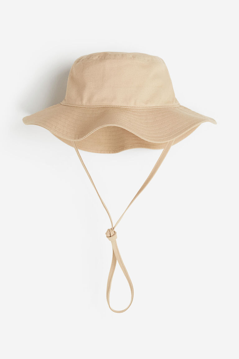 Tie-detail bucket hat HnM